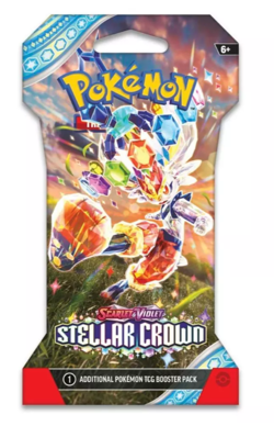 Pokemon Scarlet And Violet Stellar Crown Sleeved Booster Bundle Lot Of 10 Packs! - Image 5