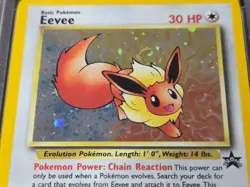 Vintage Pokemon Eevee #11 Black Star Promo Holo PSA 9 - Image 2