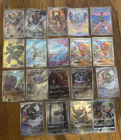 TCG Pokemon White Flare & Black Bolt, Terastal Lot of 19 Art Rare, SR Japanese - Image 1