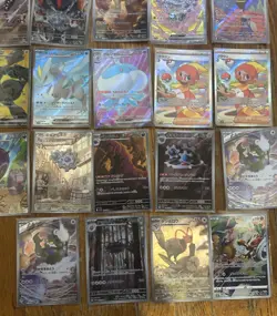 TCG Pokemon White Flare & Black Bolt, Terastal Lot of 19 Art Rare, SR Japanese - Image 2