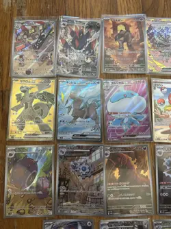 TCG Pokemon White Flare & Black Bolt, Terastal Lot of 19 Art Rare, SR Japanese - Image 4