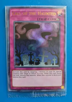 Near Mint Yugioh Call of the Haunted - LART-EN009 - Ultra Rare - Limited SEALED - Image 1