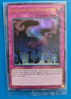 Near Mint Yugioh Call of the Haunted - LART-EN009 - Ultra Rare - Limited SEALED - Image 2