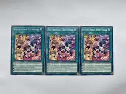 3 x DOOD-EN065 – Solfachord Happiness Common 1st Ed YuGiOh - Image 1