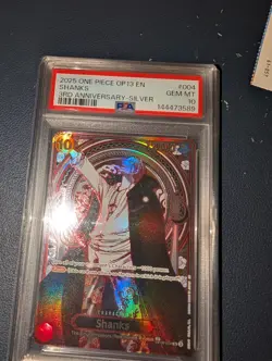2025 One Piece Op13 EN Shanks 3RD Anniversary-Silver - Image 1