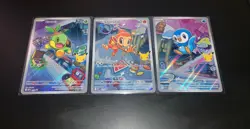 Pokemon 1st Partner Illustration Collections Turtwig #40 Chimchar #41 Piplup #42 - Image 1
