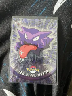 2000 Topps Pokemon Tv Animation Edition Blue Foil Card #93 Haunter - Image 1