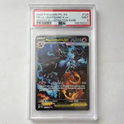 Pokemon Mega Charizard X ex 125/094 PSA 9 Phantasmal Flames Illustration Rare - Image 3