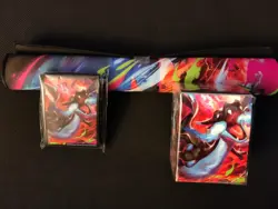 Charizard UPC Accessories Playmat, Deck Box, Card Sleeves - Image 1