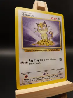 Pokemon Uncommon Card : Meowth 53/110 ( Legendary Collection Set) - Image 2