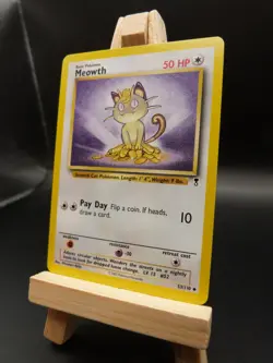 Pokemon Uncommon Card : Meowth 53/110 ( Legendary Collection Set) - Image 3