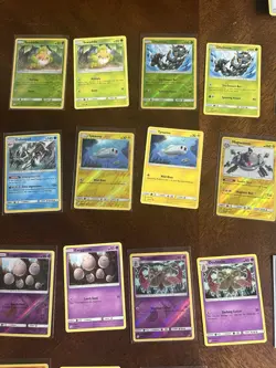 POKEMON SUN & MOON UNIFIED MINDS SET 32 HOLO FOIL 2019 POKEMON 160 Card Lot NM - Image 2