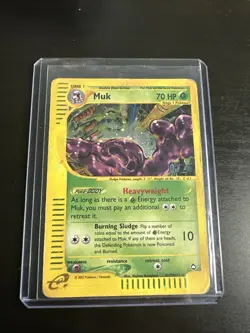 Pokemon Muk H17/H32 Aquapolis WOTC Holo Rare Pokemon TCG Card - Image 1