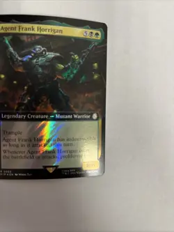 Agent Frank Horrigan Extended Art Surge Foil Card #0933 MTG LP - Image 2