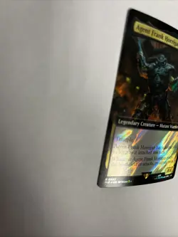 Agent Frank Horrigan Extended Art Surge Foil Card #0933 MTG LP - Image 5