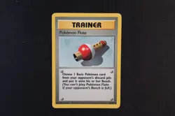 Pokemon Flute 86/102 Non Holo Uncommon Pokemon TCG Card Base Set 1 Moderate Play - Image 1