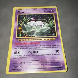 Lilypad Mew 53/108 XY Evolutions Ultra Rare Holo Pokemon Card NM - Image 2