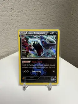 Pokemon TCG Single Card Team Aqua's Sharpedo Holo Rare 21/34 Double Crisis 2015 - Image 1