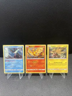 Articuno 32/181 Moltres 19/181 Zapdos 40/181 Team Up Holo Rare Pokemon Cards NM - Image 1