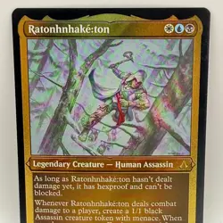 MTG Ratonhnhake:ton 0244 Foil Rare Assassin's Creed ACR Magic Card 2024 - Image 1