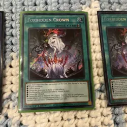 Konami Forbidden Crown 1st Edition Foil Spell Card BROL-EN067 x3 2020 - Image 3