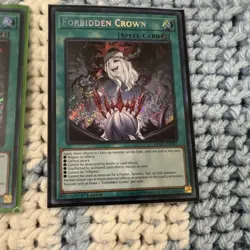 Konami Forbidden Crown 1st Edition Foil Spell Card BROL-EN067 x3 2020 - Image 4