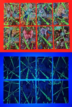 Son Goku Super Dragon Ball Heroes Glow CP Card All 13 Types Complete 91 Cards - Image 3