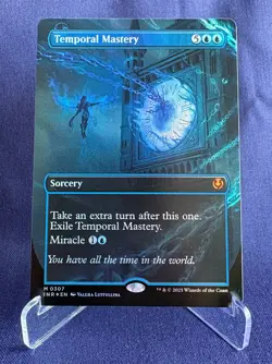 Magic: The Gathering MTG Temporal Mastery Borderless Foil Innistrad 307 Mythic - Image 1