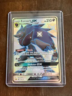 Pokemon TCG Zoroark GX Hidden Fates 77a/73 Shiny Holo Secret Rare Card LP! - Image 1