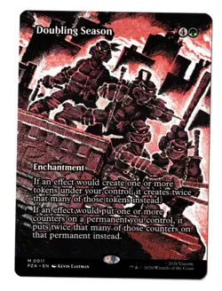 MTG TMNT Doubling Season Borderless Non-Holo M 0011 - Image 1