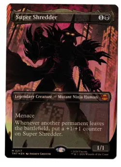 MTG TMNT Super Shredder Borderless Foil M 0217 - Image 1