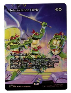 MTG TMNT Teleportation Circle Borderless Foil M 0002 - Image 1