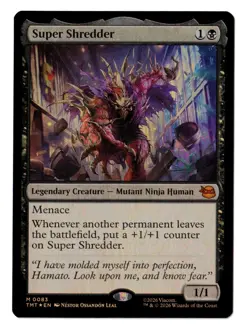 MTG TNMT Super Shredder Foil M 0083 - Image 1