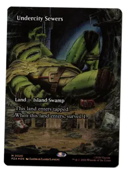 MTG TMNT Undercity sewers Borderless Foil M 0020 - Image 1