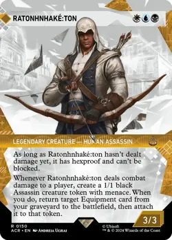 Ratonhnhake:ton (Showcase) - UB: Assassin's Creed NM Magic: The Gathering - Image 1