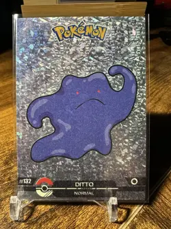 2025 Pokemon Crystal Card Collection #132 Ditto Holo Black Dark Edition Hit - Image 1