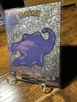 2025 Pokemon Crystal Card Collection #132 Ditto Holo Black Dark Edition Hit - Image 2