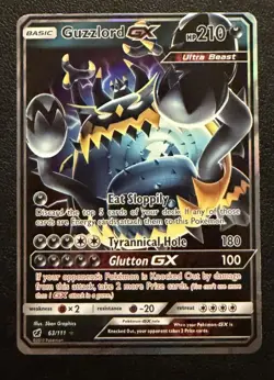 Guzzlord GX 63/111 Sm-Crimson Invasion Holo Pokemon TCG NM - Image 1