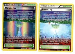 Pokemon EN Breakthrough Parallel City Reverse Holo + Non-Holo 145/162 LP-NM - Image 1