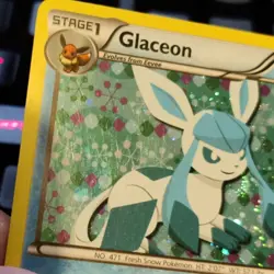 Pokemon EN Black & White Glaceon Holo BW90 Promo MP - Image 3
