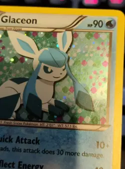 Pokemon EN Black & White Glaceon Holo BW90 Promo MP - Image 4