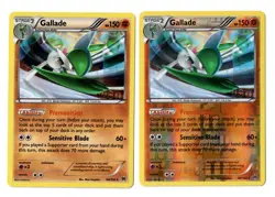 Pokemon EN Breakthrough Gallade Reverse Holo + Holo Rare 84/162 LP-NM - Image 1