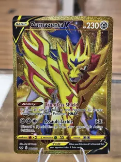Zamazenta V 212/202 Pokemon TCG SWSH01: Sword & Shield Base Set Secret Rare NM - Image 1