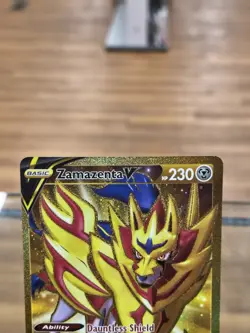 Zamazenta V 212/202 Pokemon TCG SWSH01: Sword & Shield Base Set Secret Rare NM - Image 2