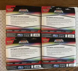 Pokemon Prismatic Evolutions Tech Sticker Collection Lot 4 Sealed 🔥 - Image 2