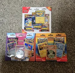 POKEMON 3 PACKS BLISTERS BUNDLE! Surging Sparks+ 2 Enhanced Blister Packs - Image 1