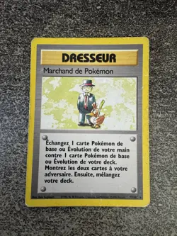 MARCHAND DE POKEMON RARE - POKEMON 77/102 SET DE BASE EDITION 2 FR - Image 1