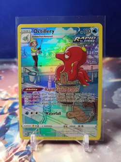 2022 Pokemon TCG SWSH Brilliant Stars Octillery Trainer Gallery Holo #TG03/TG30 - Image 1