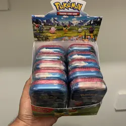 Pokemon Tcg Ascended Heroes Mini Tins Display Box Of 10 Tins All New & Sealed! - Image 2