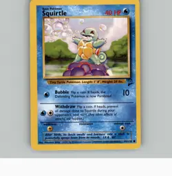 SQUIRTLE 93/130 C BASE SET 2 POKEMON LP - Image 1